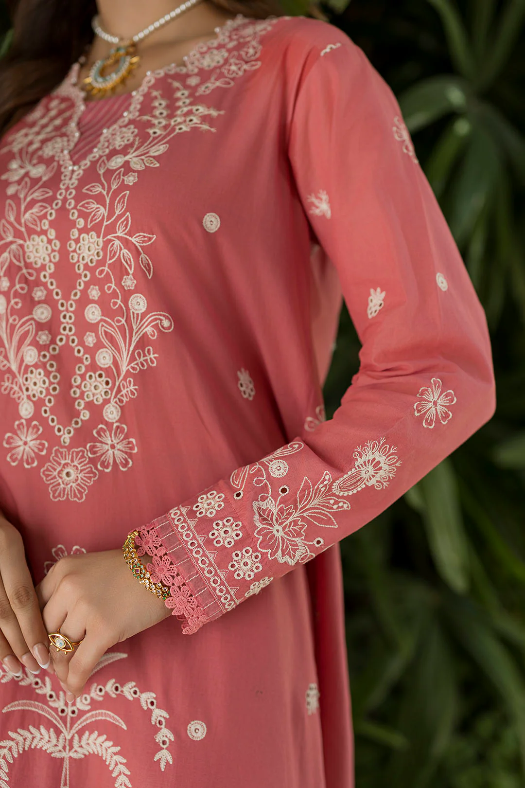 Embroidered Shirt Shalwar Dupatta - 4082 - Image 5