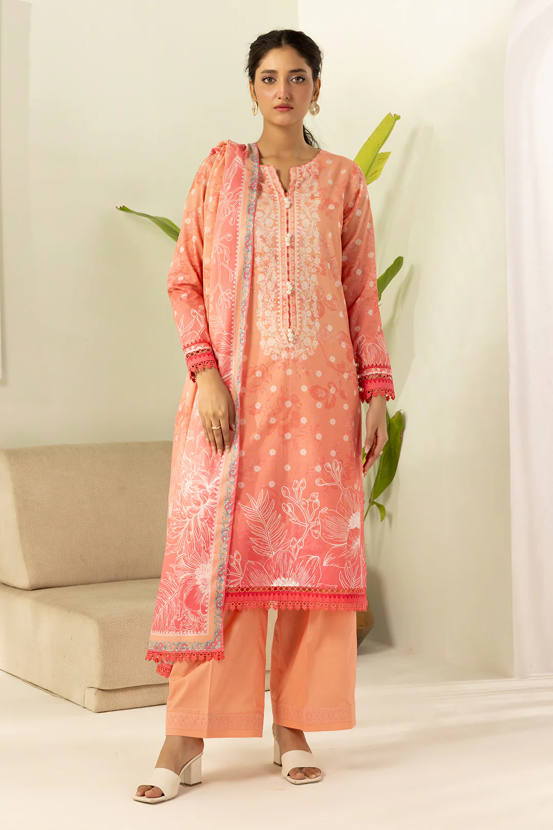 Shirt Shalwar Dupatta - 0433 - Image 4