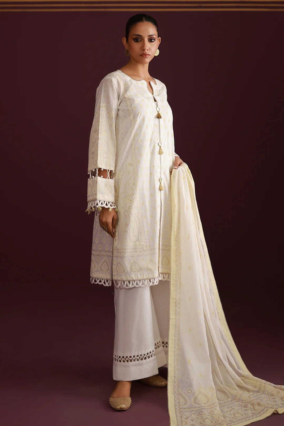 Shirt Shalwar Dupatta - 0494 - Image 4