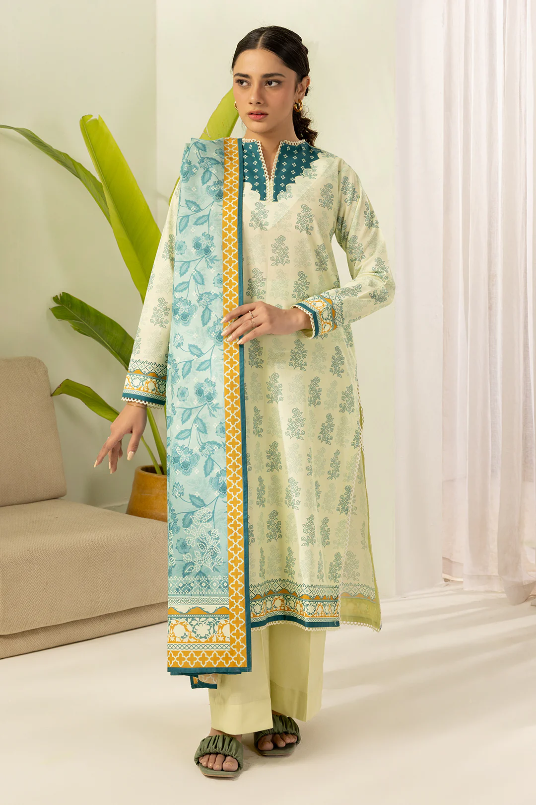 Shirt Shalwar Dupatta - 0553 - Image 9