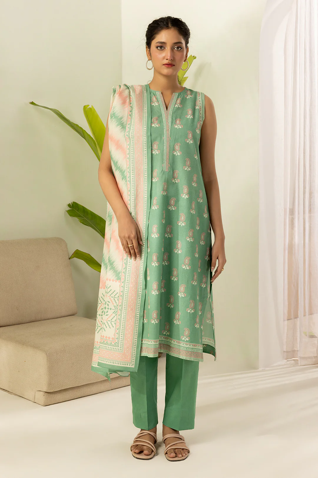 Shirt Shalwar Dupatta - 0554 - Image 6
