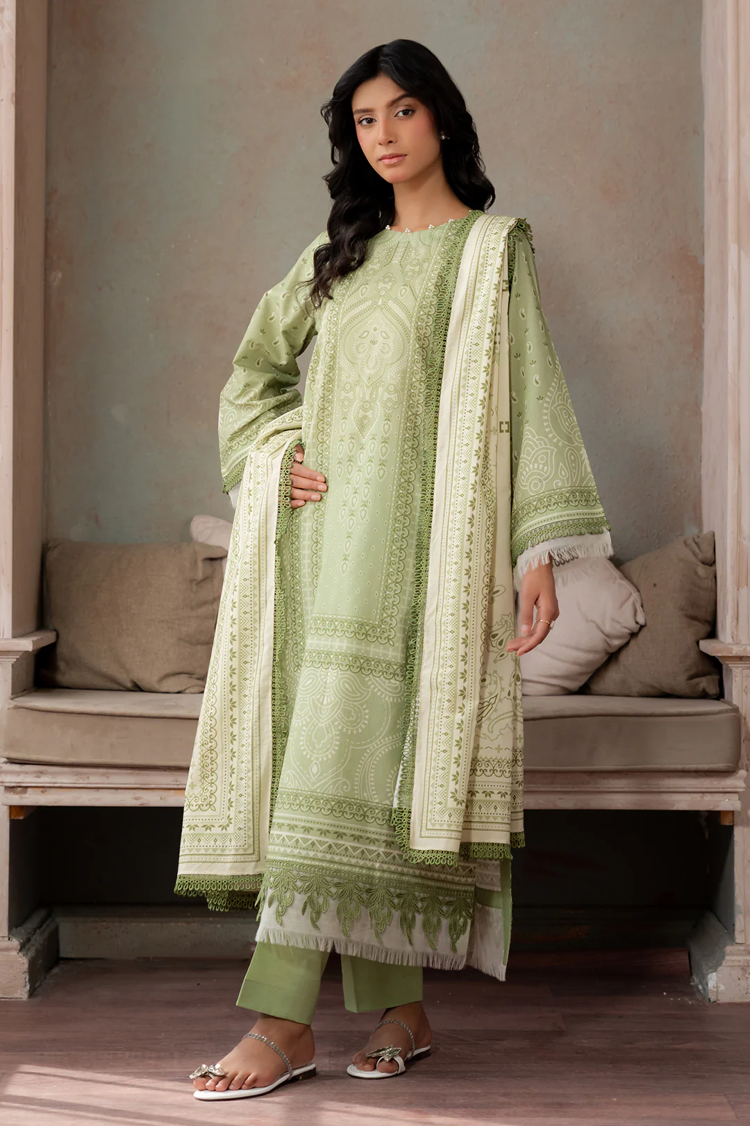 Shirt Shalwar Dupatta - 0555 - Image 3
