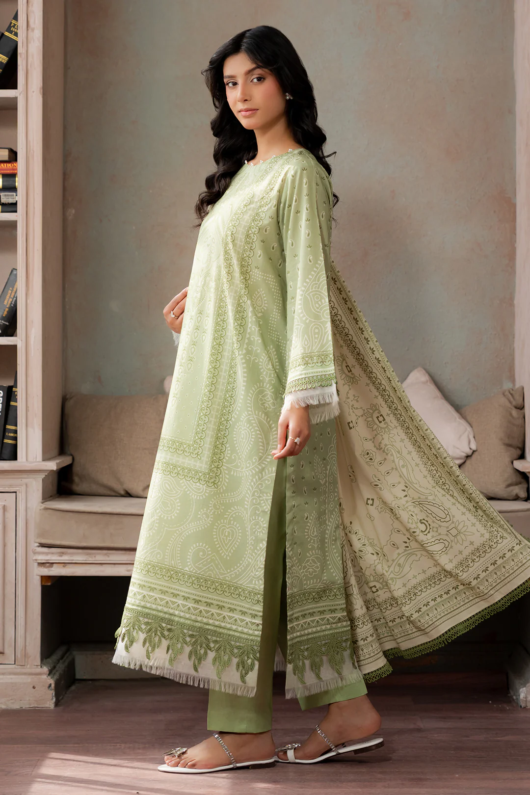 Shirt Shalwar Dupatta - 0555 - Image 6