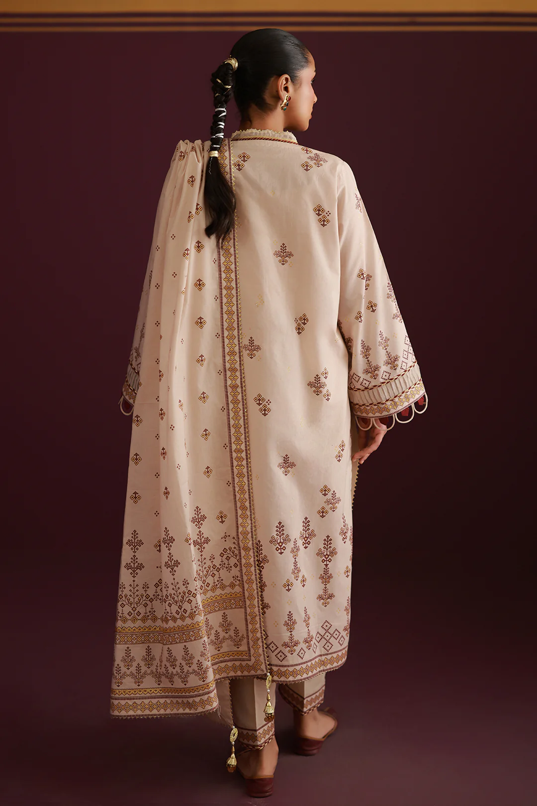 Shirt Shalwar Dupatta - 0562 - Image 7