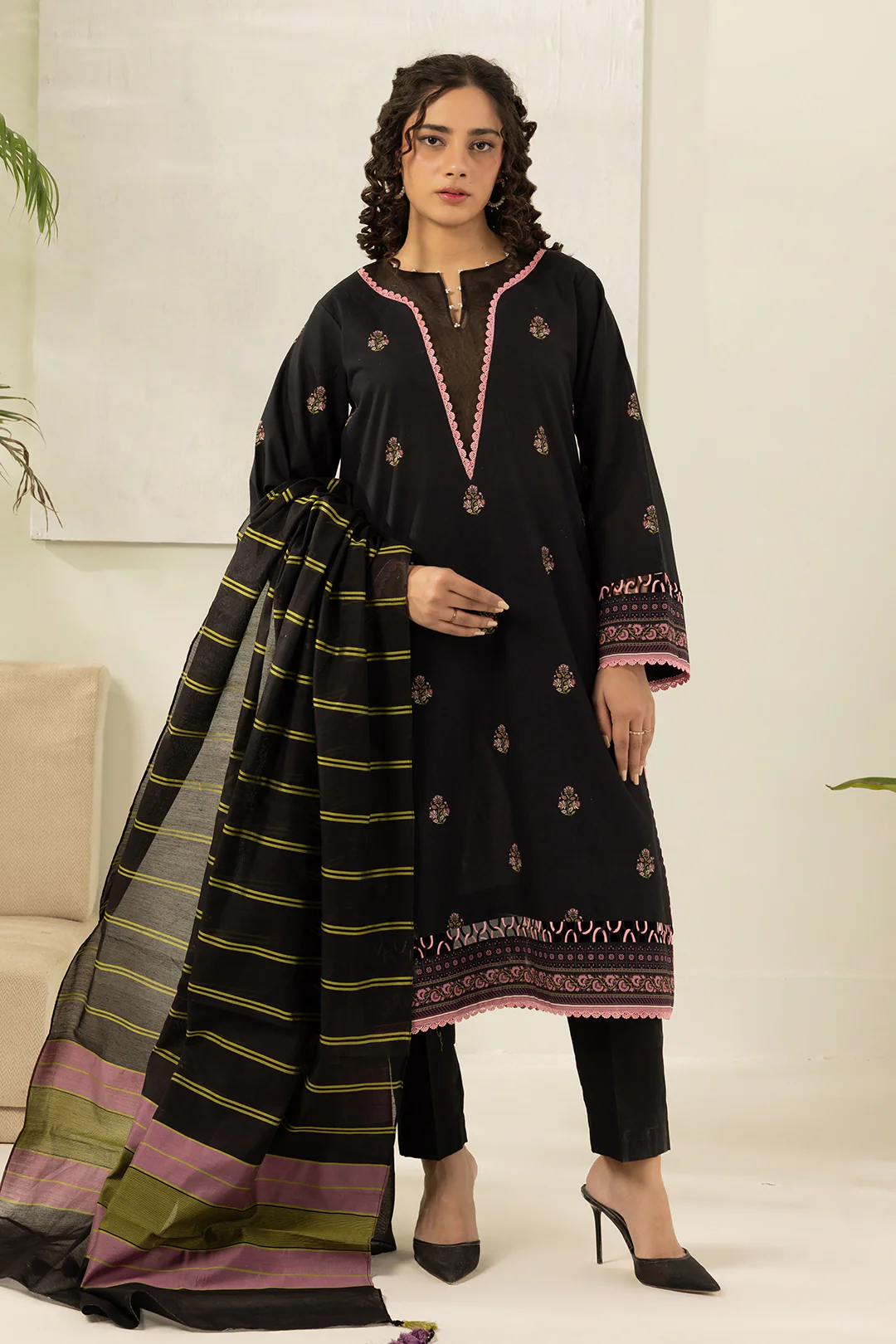 Shirt Shalwar Dupatta - 0566 - Image 6