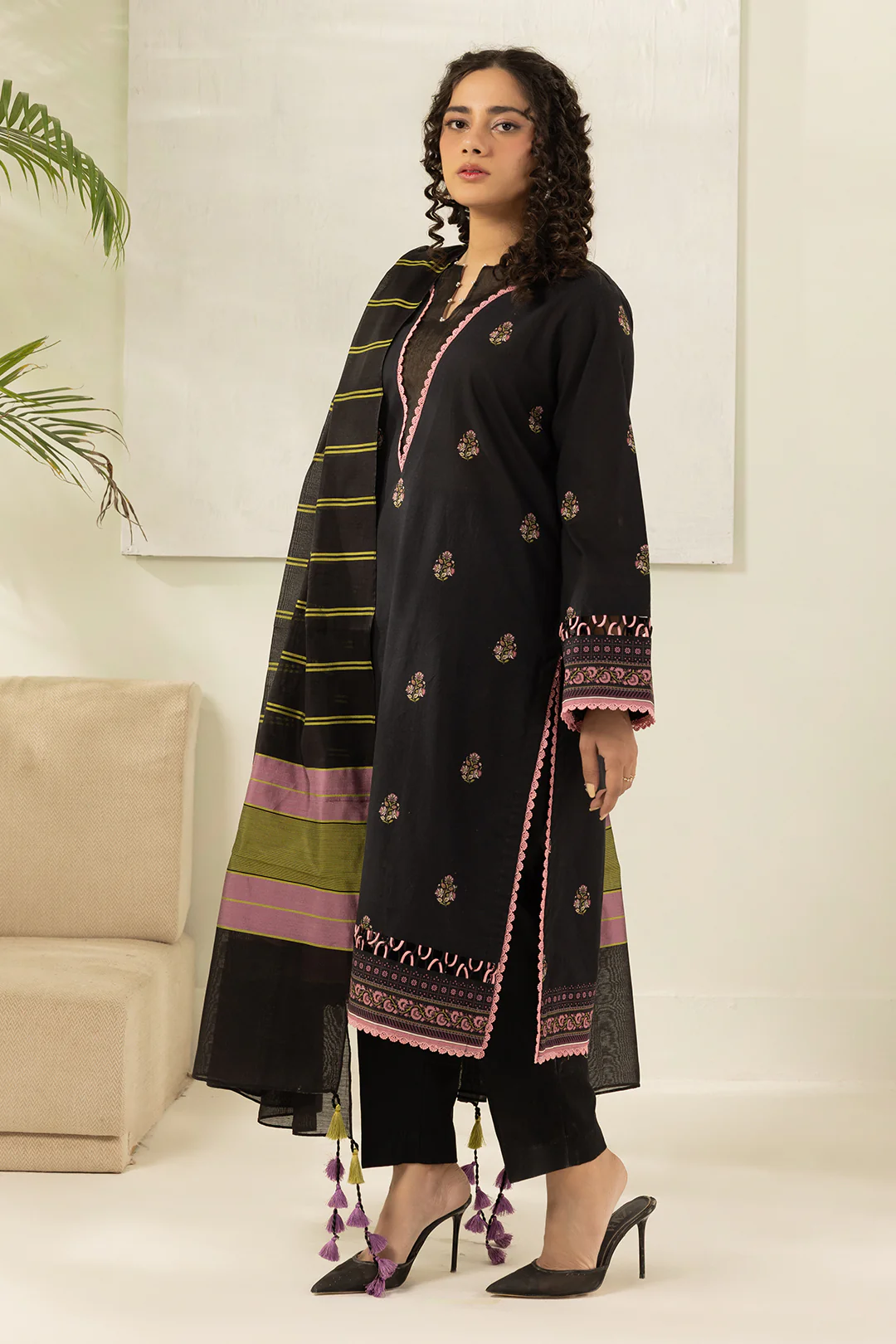 Shirt Shalwar Dupatta - 0566 - Image 9