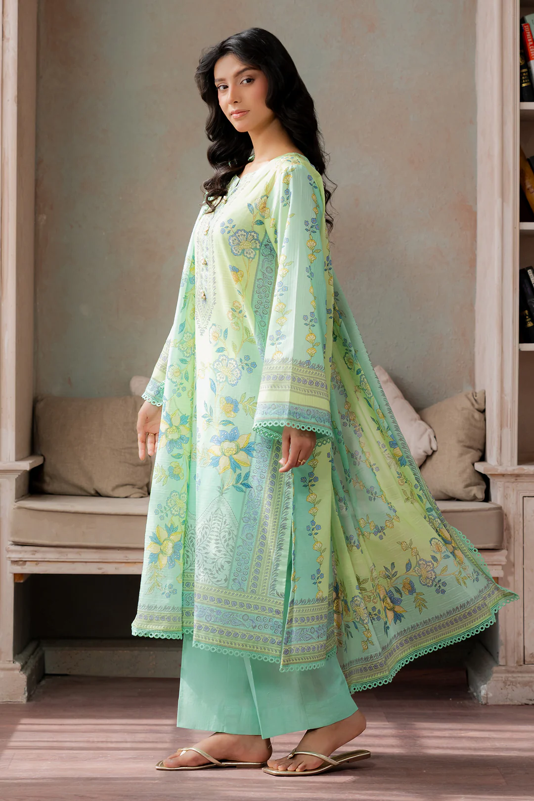 Shirt Shalwar Dupatta - 0613 - Image 4