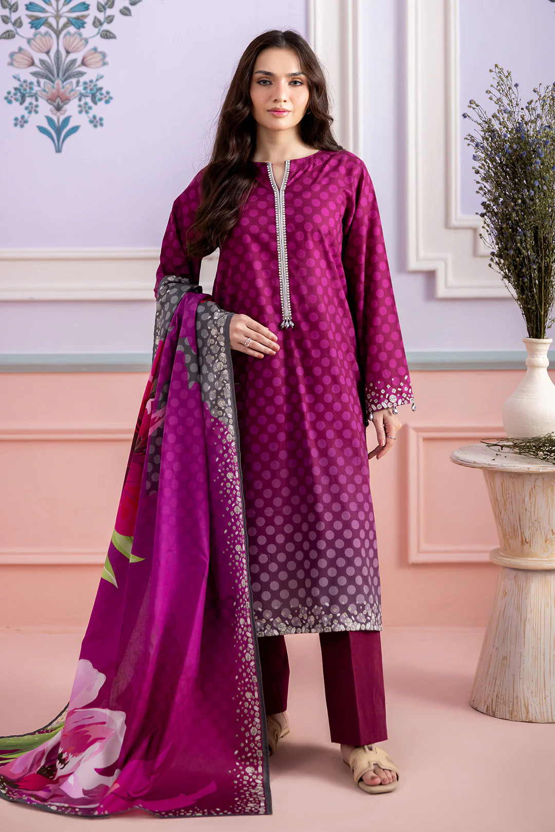 Shirt Shalwar Dupatta - 0615 - Image 3