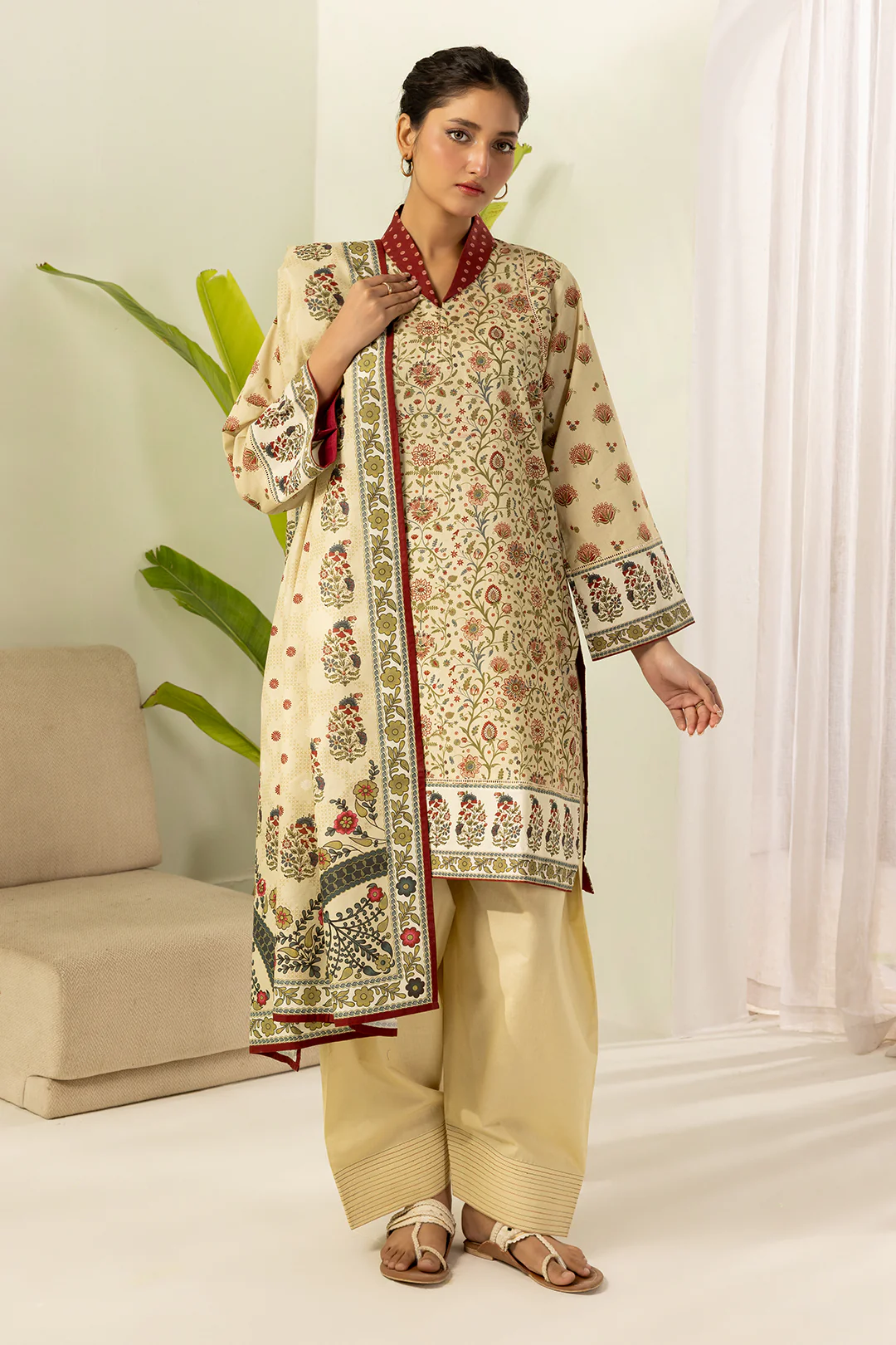 Shirt Shalwar Dupatta - 0624 - Image 5