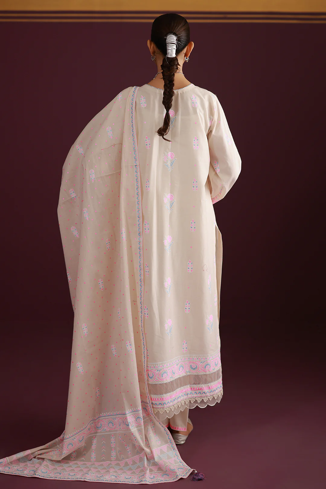 Shirt Shalwar Dupatta - 0634 - Image 7