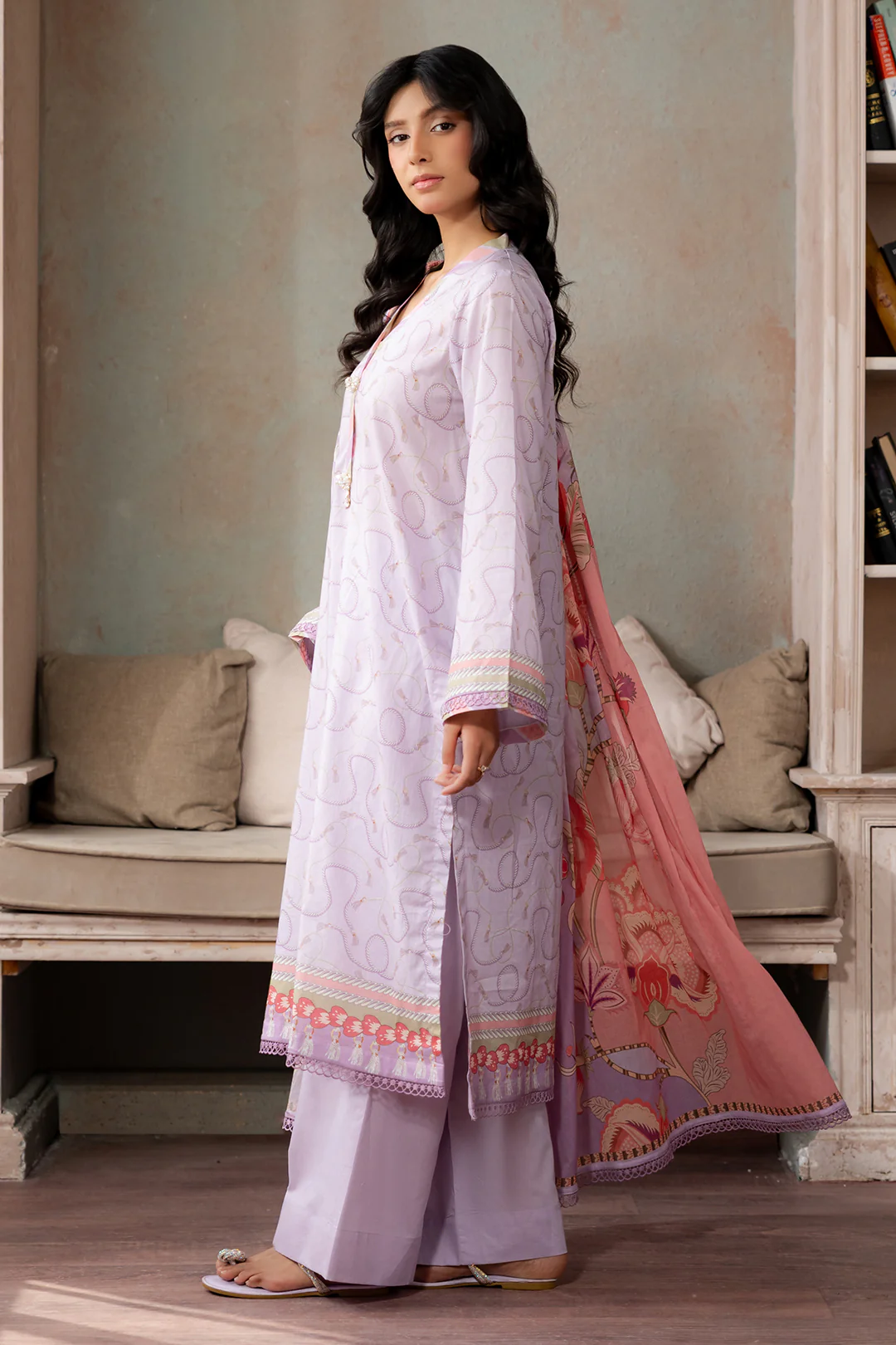 Shirt Shalwar Dupatta - 0682 - Image 4
