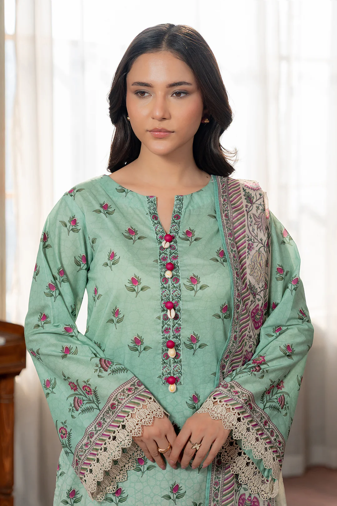 Shirt Shalwar Dupatta - 0684 - Image 2