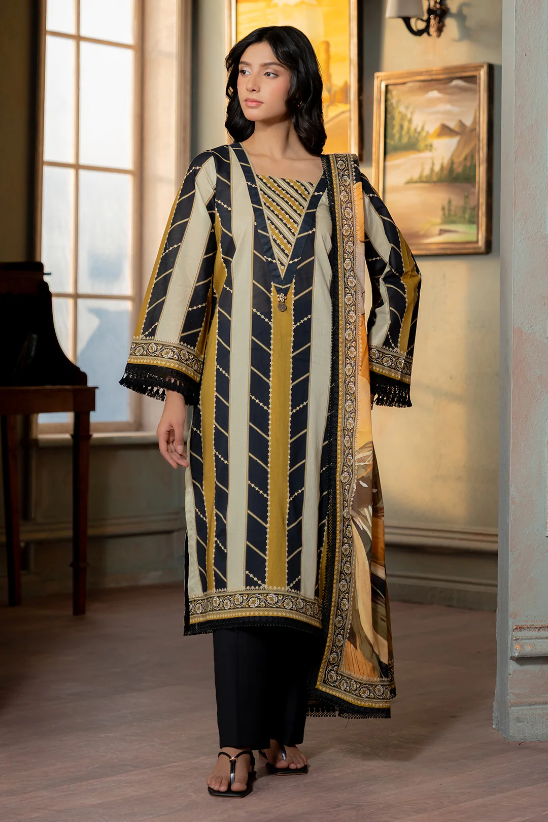 Shirt Shalwar Dupatta - 0688 - Image 9