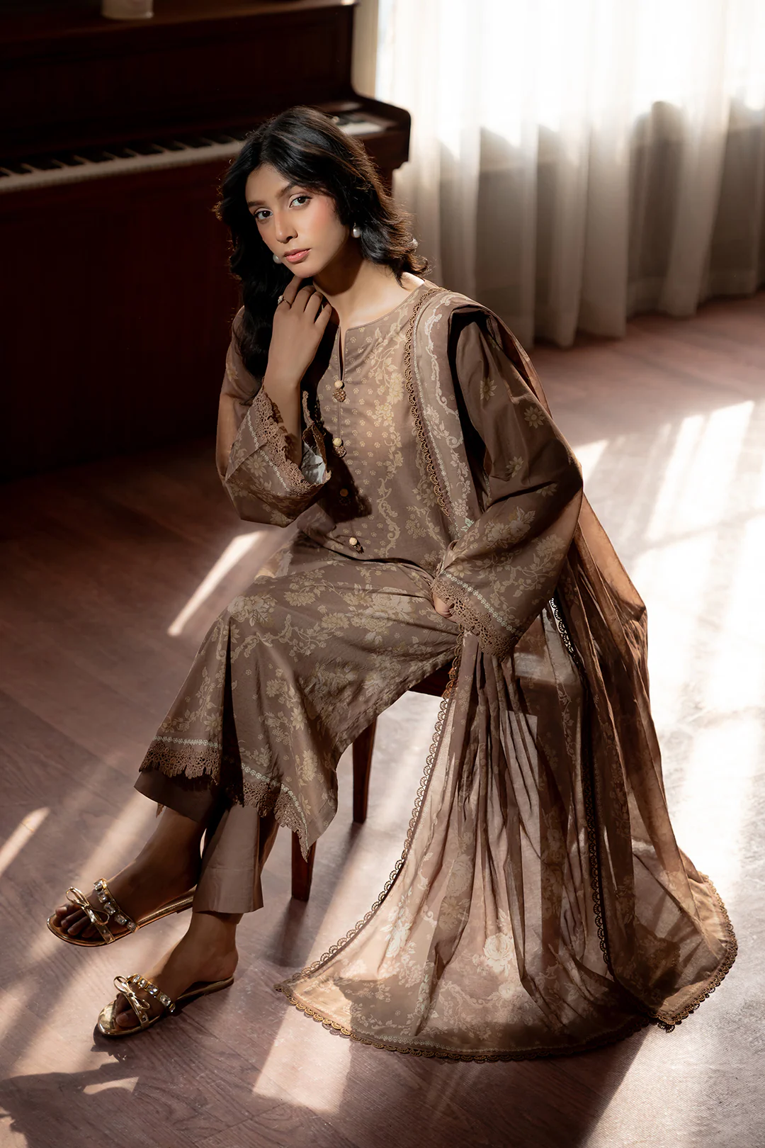 Shirt Shalwar Dupatta - 0690 - Image 8