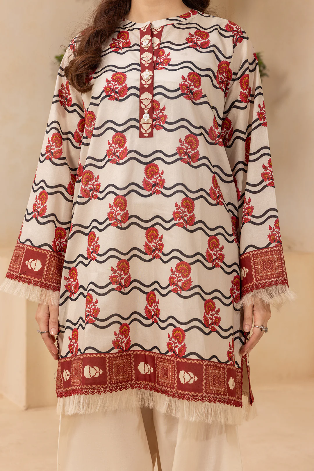 Shirt Shalwar Dupatta - 0693 - Image 3