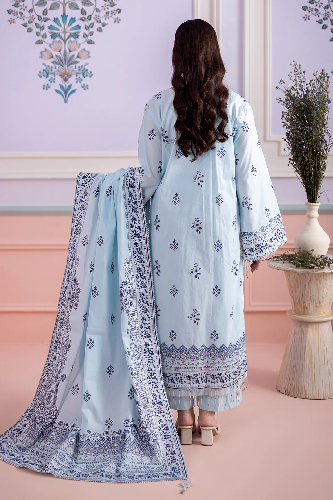 Shirt Shalwar Dupatta - 0696 - Image 10