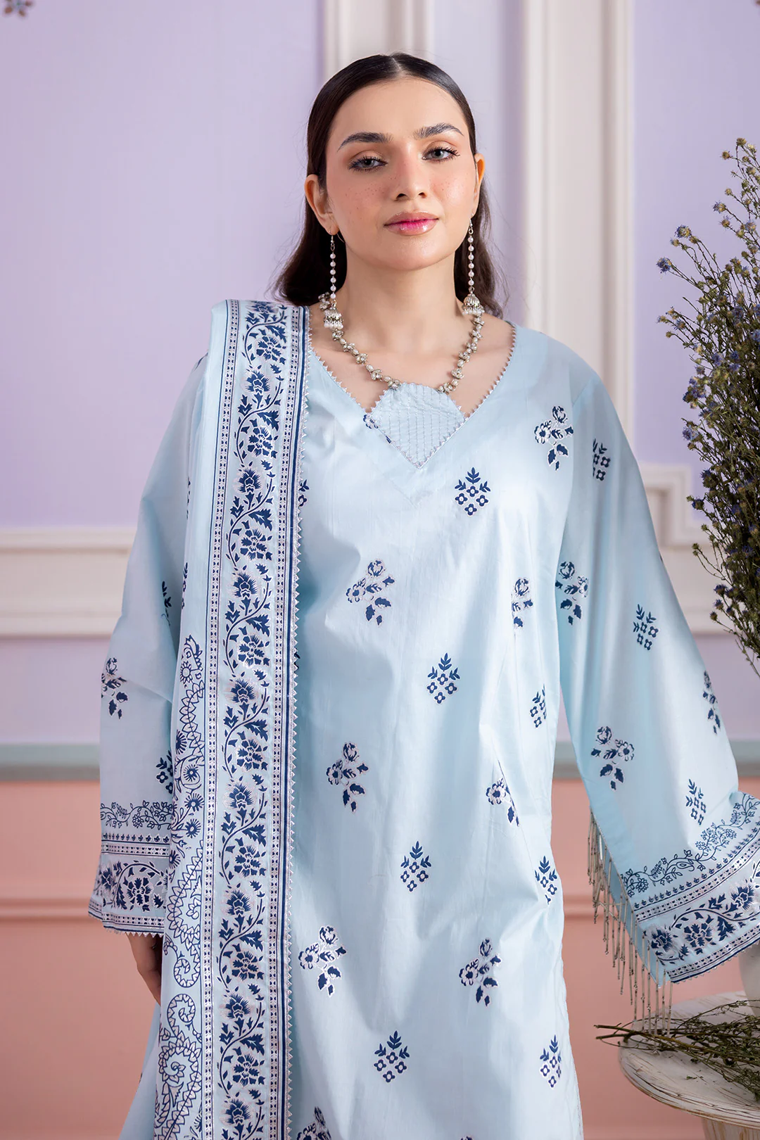 Shirt Shalwar Dupatta - 0696 - Image 2