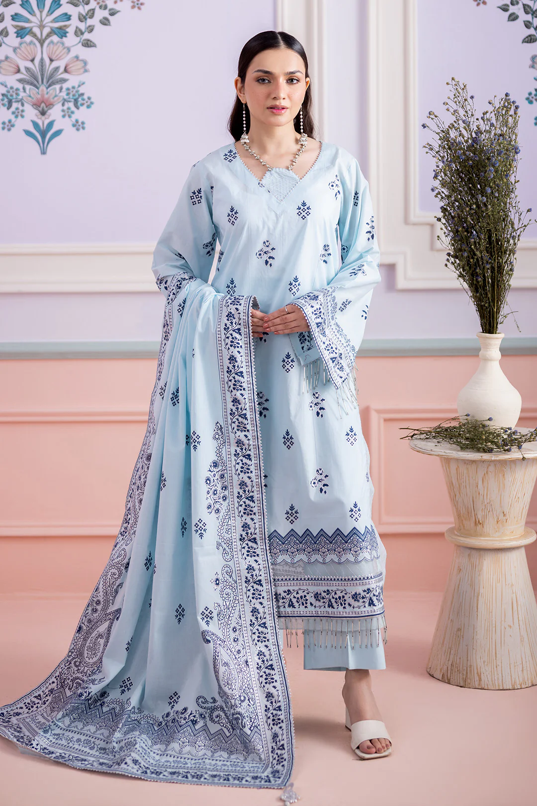Shirt Shalwar Dupatta - 0696 - Image 3