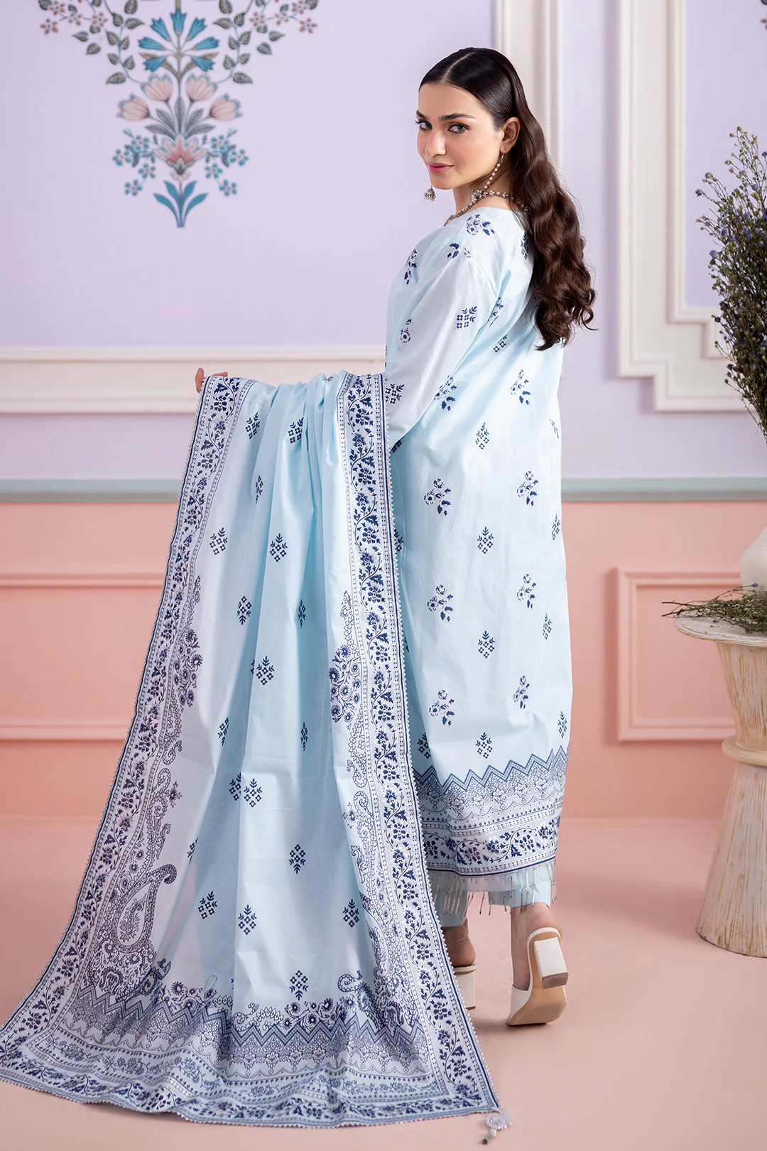 Shirt Shalwar Dupatta - 0696 - Image 9