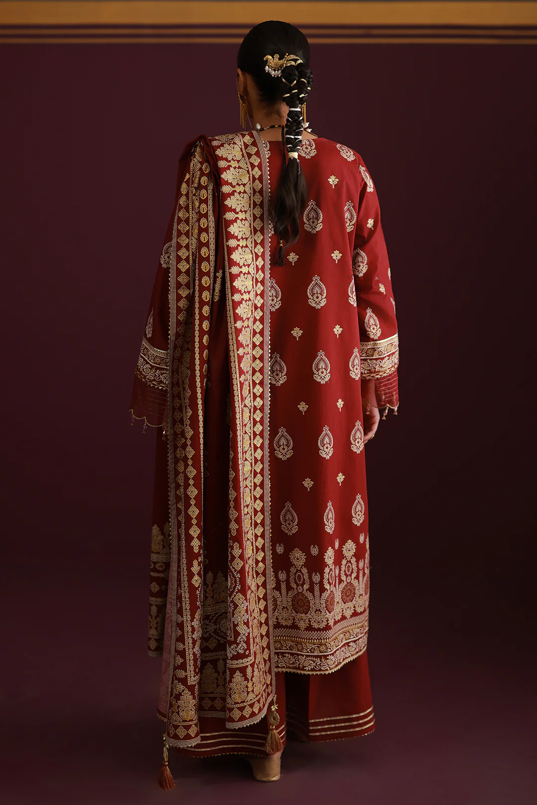 Shirt Shalwar Dupatta - 0704 - Image 11