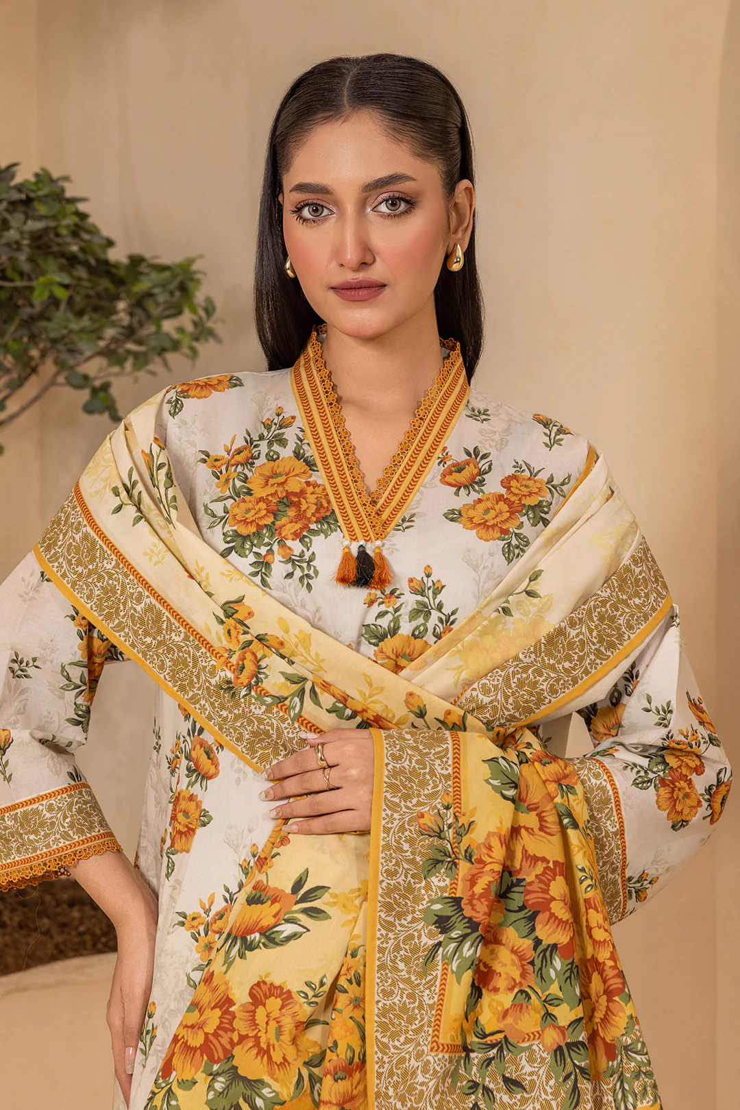 Shirt Shalwar Dupatta - 0747 - Image 2
