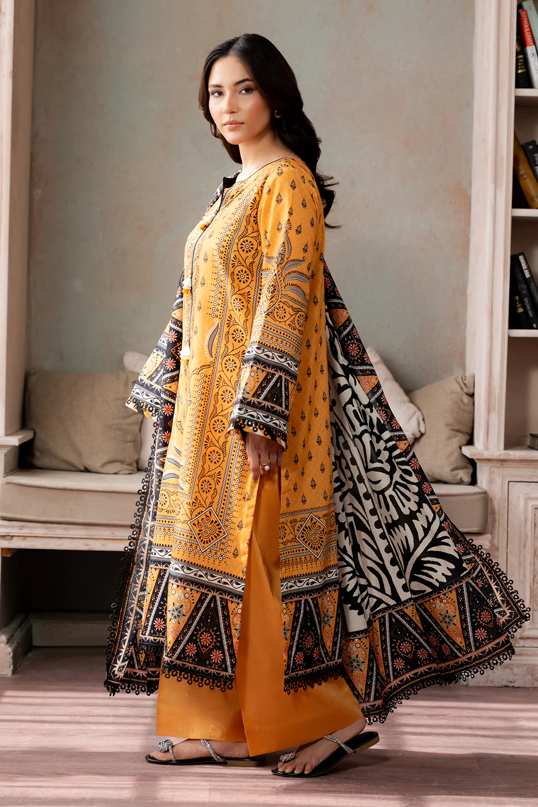 Shirt Shalwar Dupatta - 0748 - Image 7