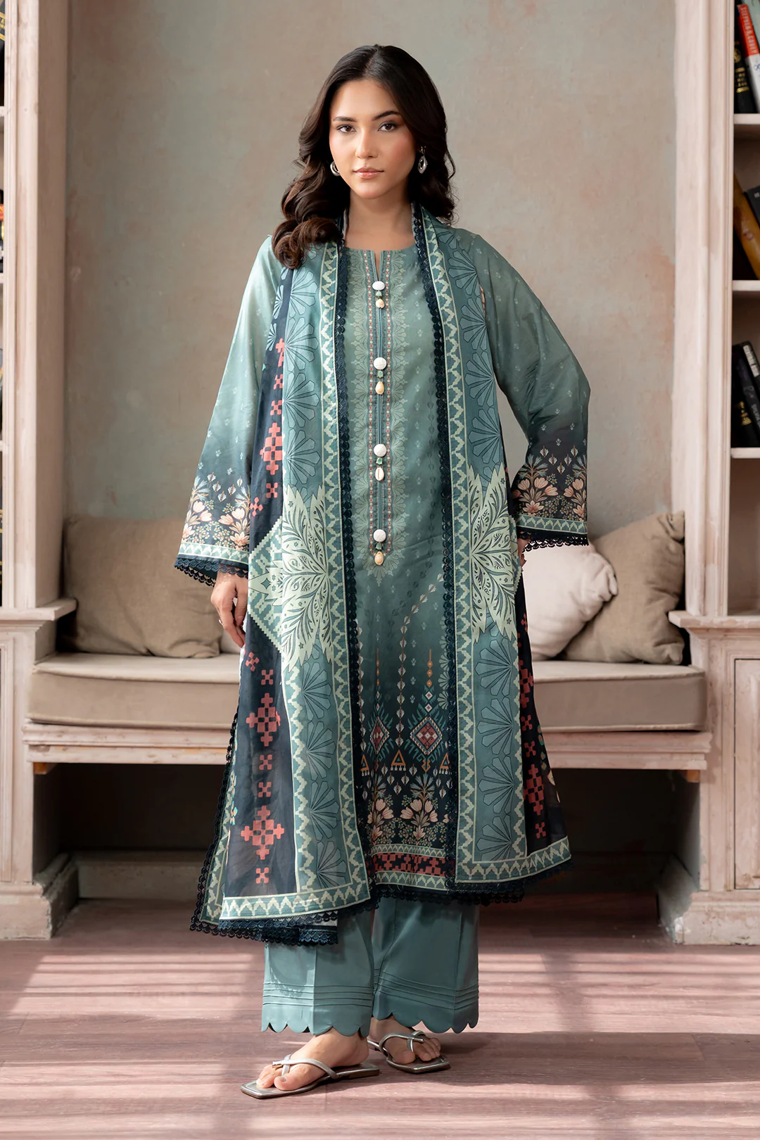 Shirt Shalwar Dupatta - 0752 - Image 4