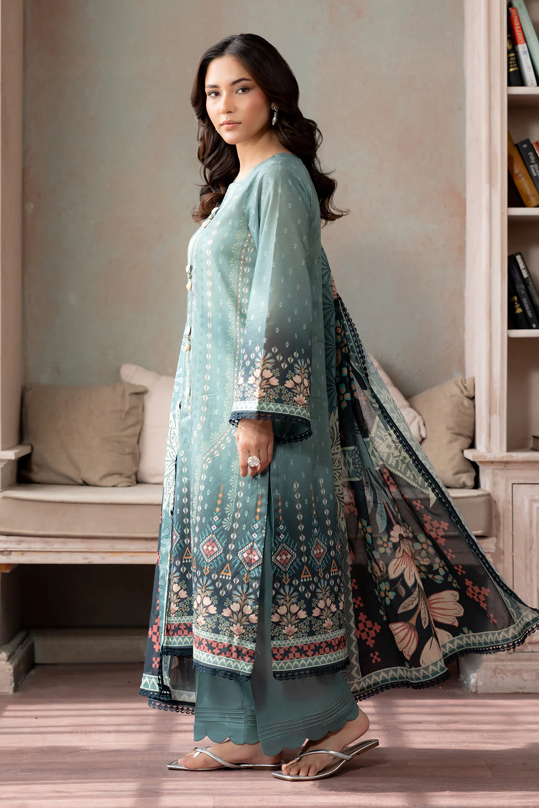 Shirt Shalwar Dupatta - 0752 - Image 8