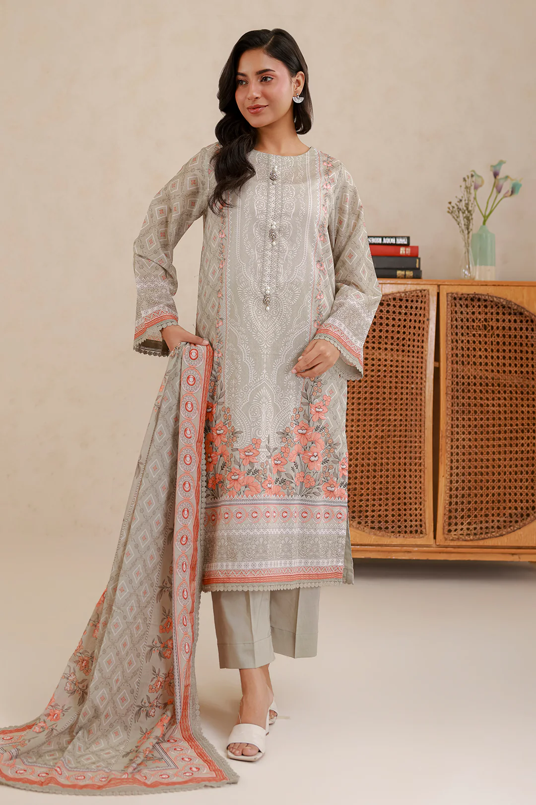 Shirt Shalwar Dupatta - 0754 - Image 10
