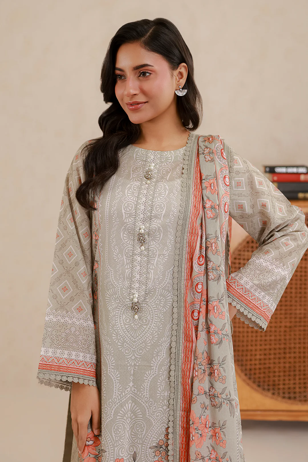 Shirt Shalwar Dupatta - 0754 - Image 5