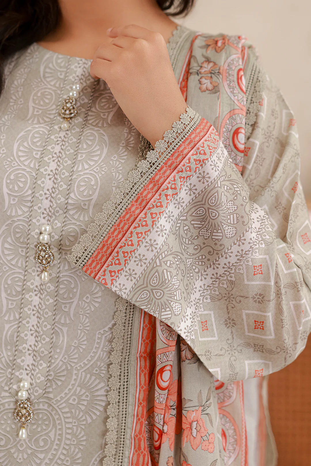 Shirt Shalwar Dupatta - 0754 - Image 8