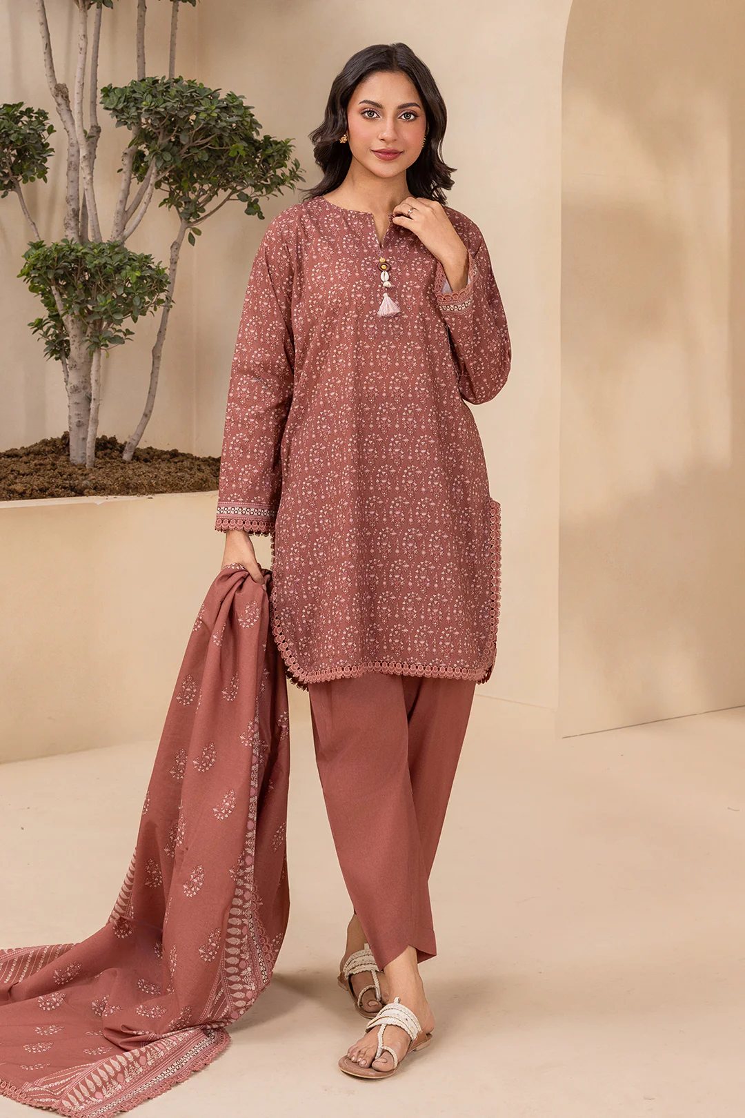 Shirt Shalwar Dupatta - 0755 - Image 4