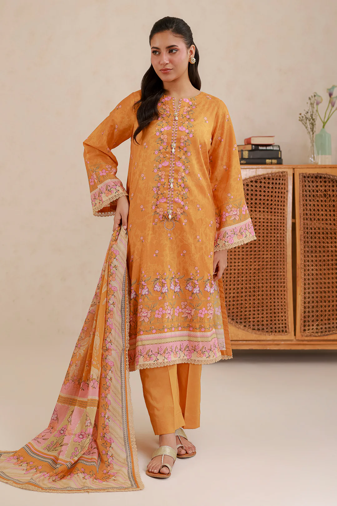 Shirt Shalwar Dupatta - 0758 - Image 5