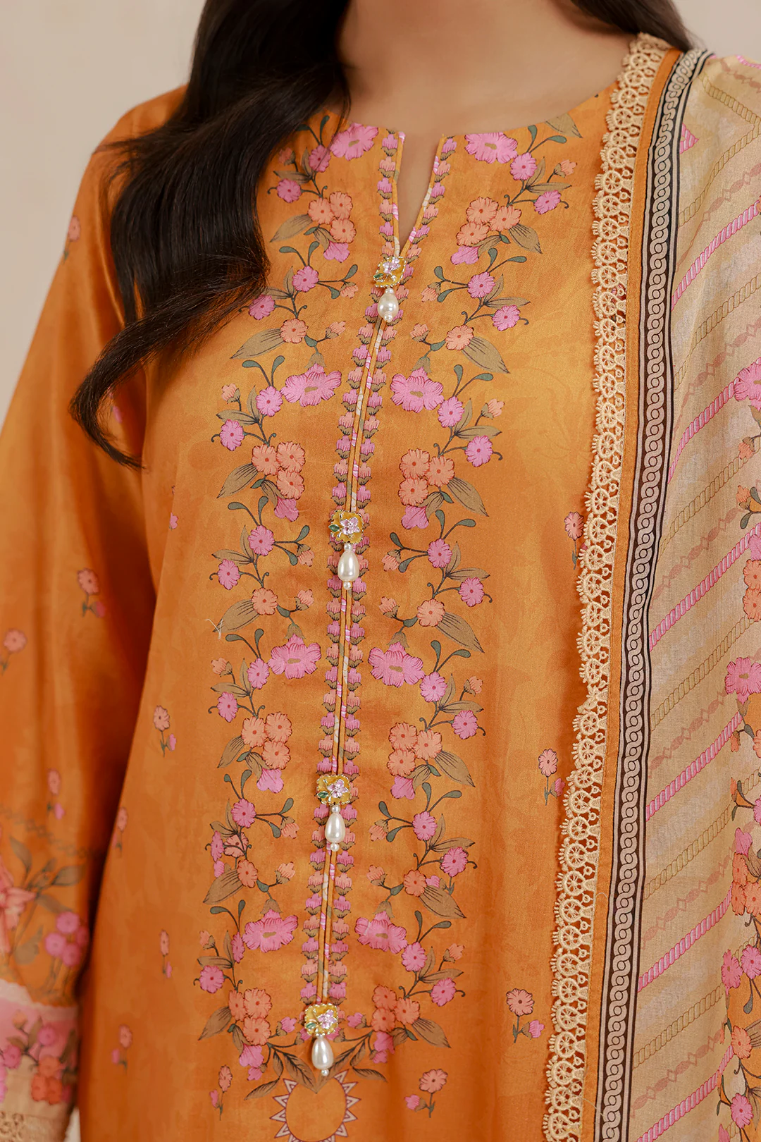 Shirt Shalwar Dupatta - 0758 - Image 7
