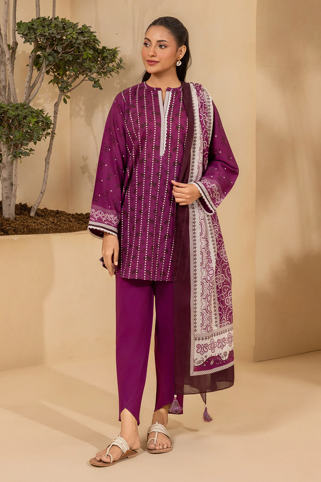 Shirt Shalwar Dupatta - 0761