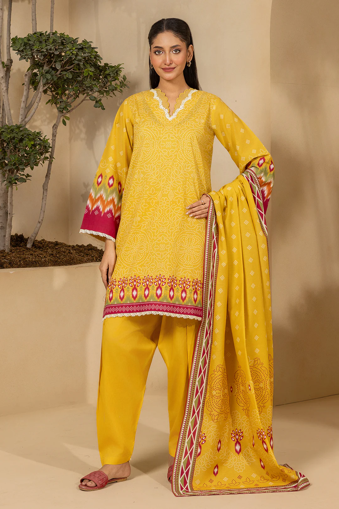 Shirt Shalwar Dupatta - 0763 - Image 4