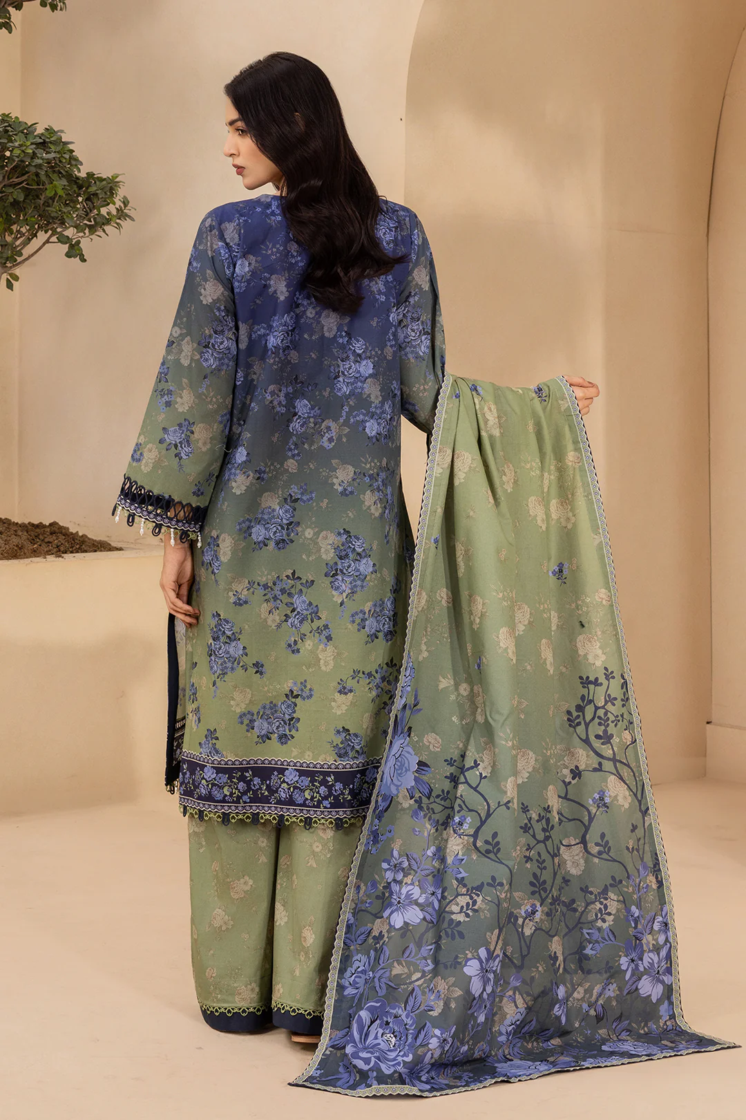 Shirt Shalwar Dupatta - 0766 - Image 10