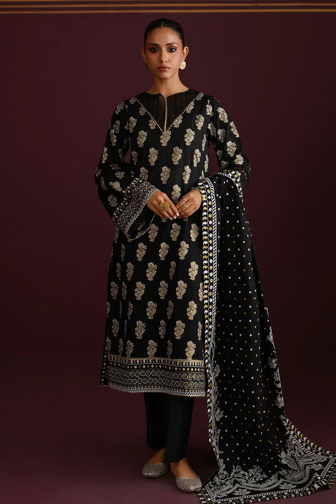 Shirt Shalwar Dupatta - 0776 - Image 4