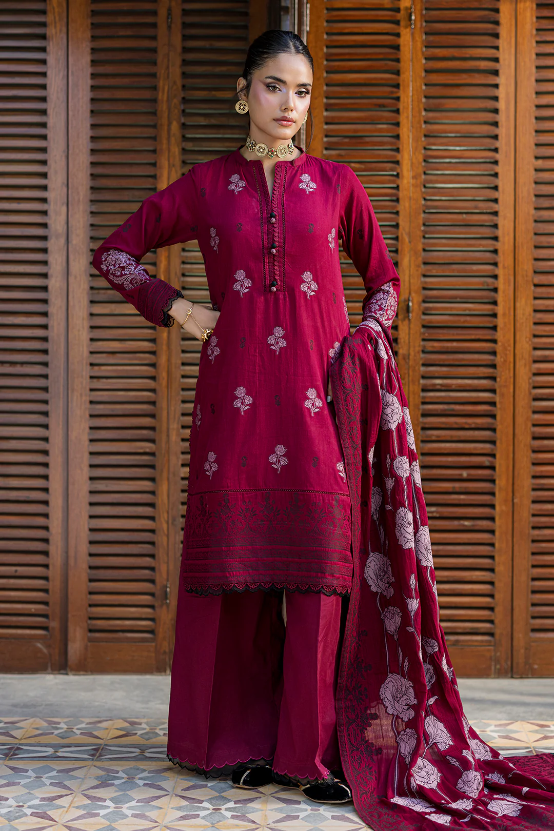 Shirt Shalwar Dupatta - 0855 - Image 2