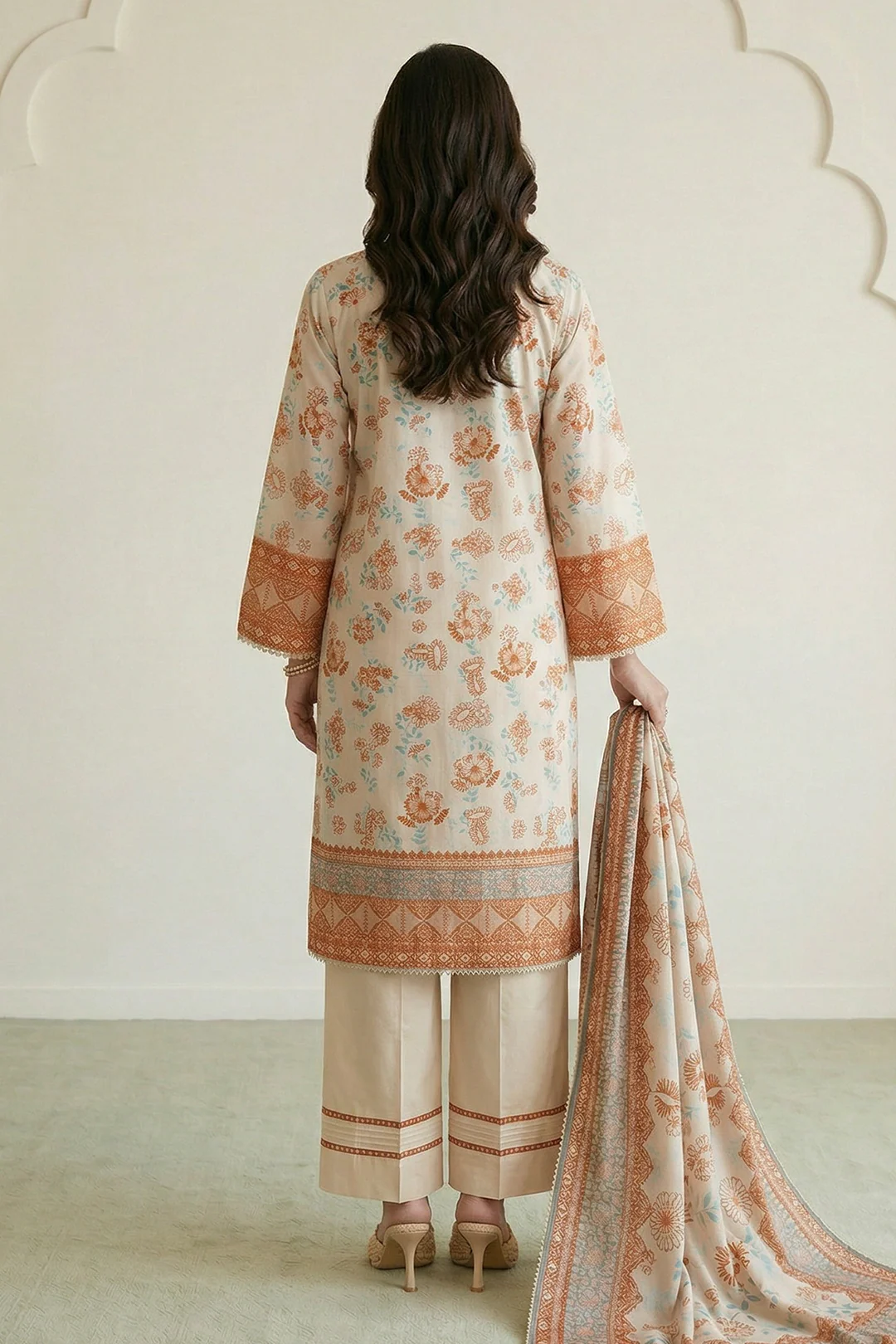 Shirt Shalwar Dupatta - 0944 - Image 7