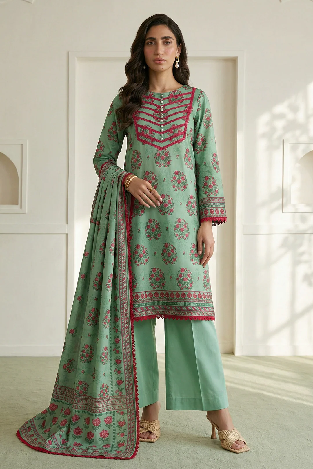 Shirt Shalwar Dupatta - 0946