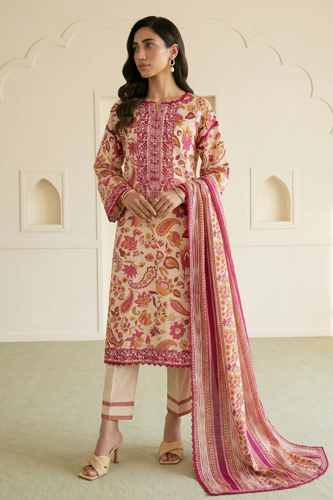 Shirt Shalwar Dupatta - 0950 - Image 3