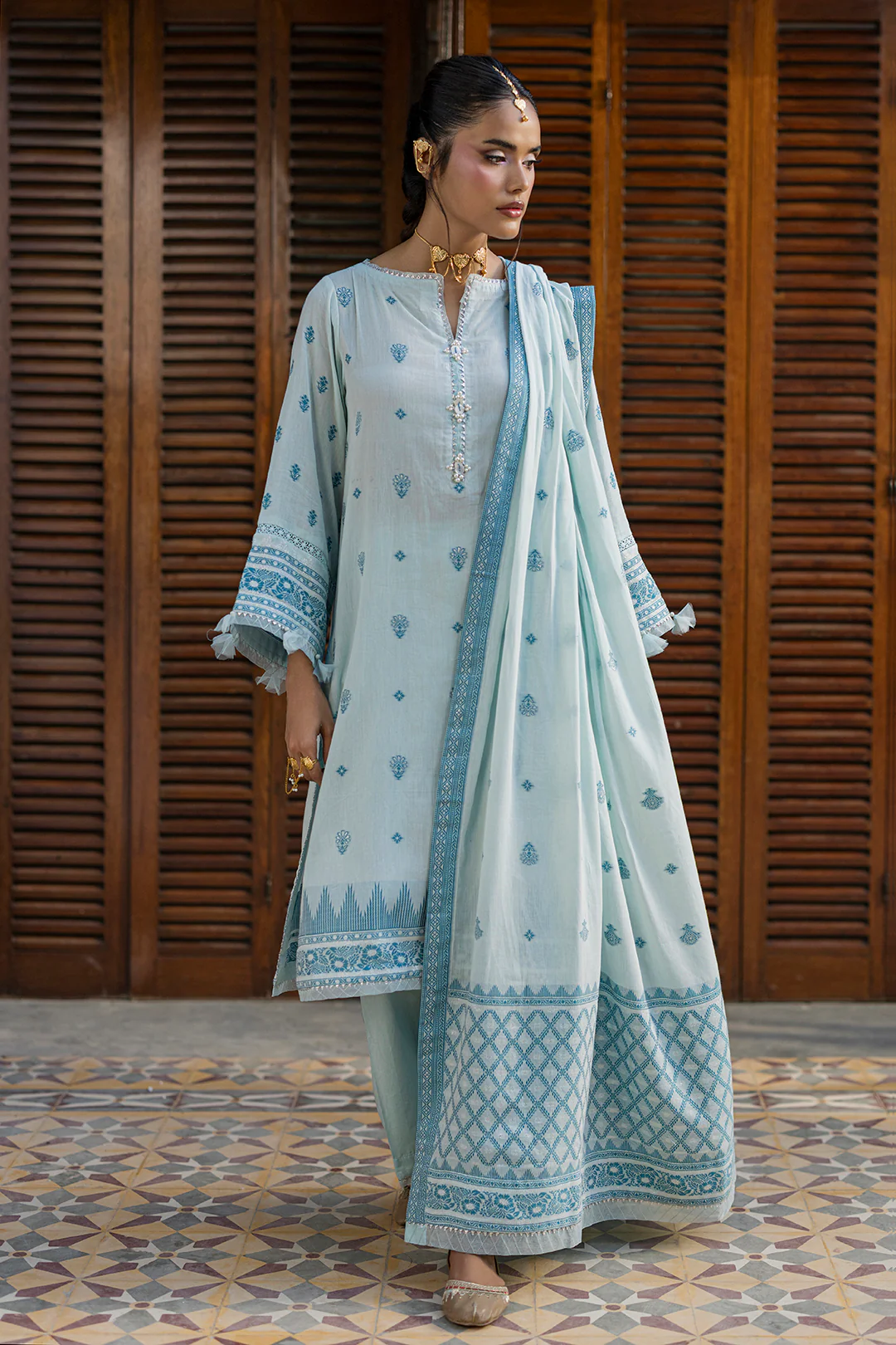 Shirt Shalwar Dupatta - 0987 - Image 3