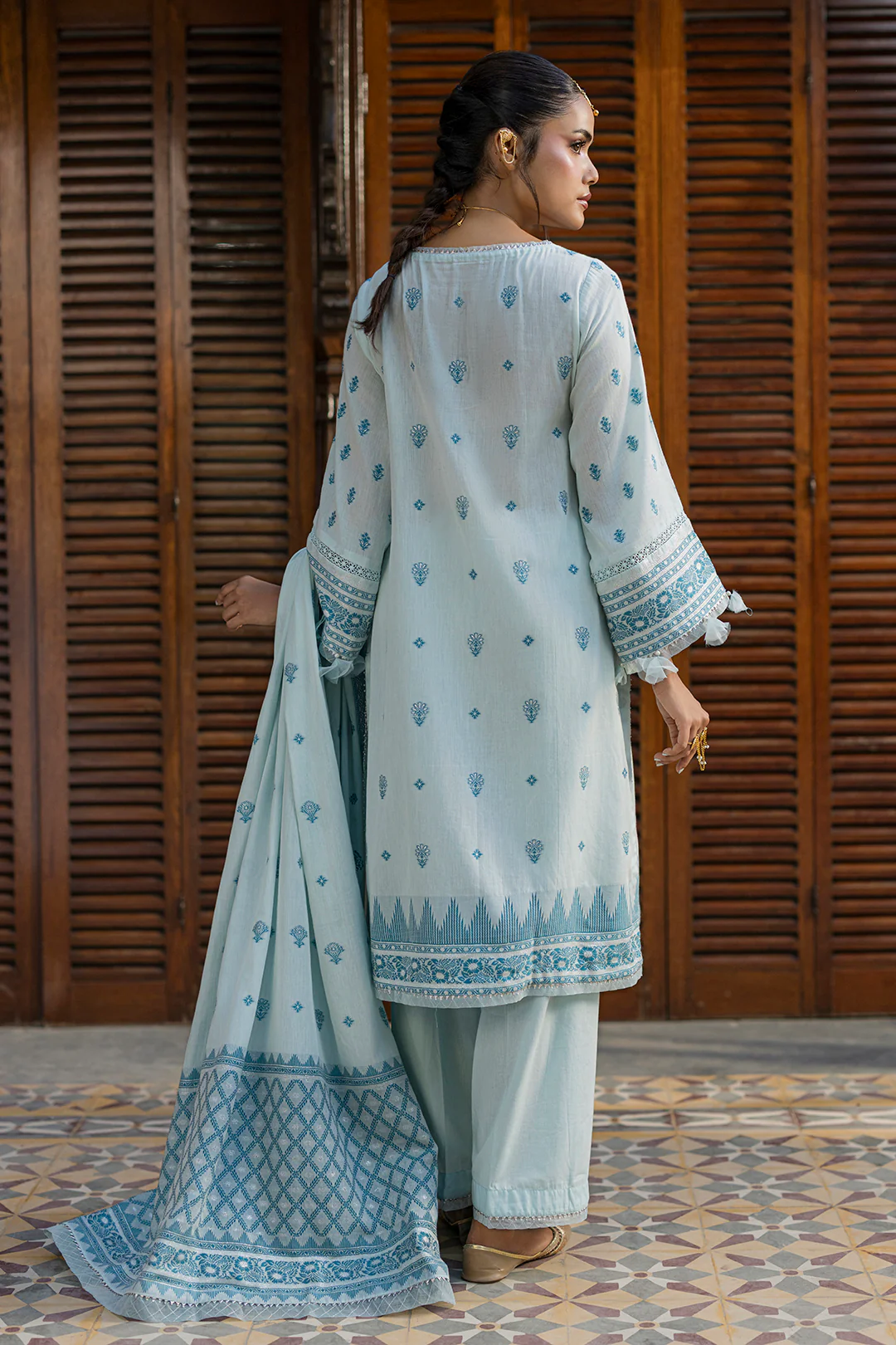 Shirt Shalwar Dupatta - 0987 - Image 7