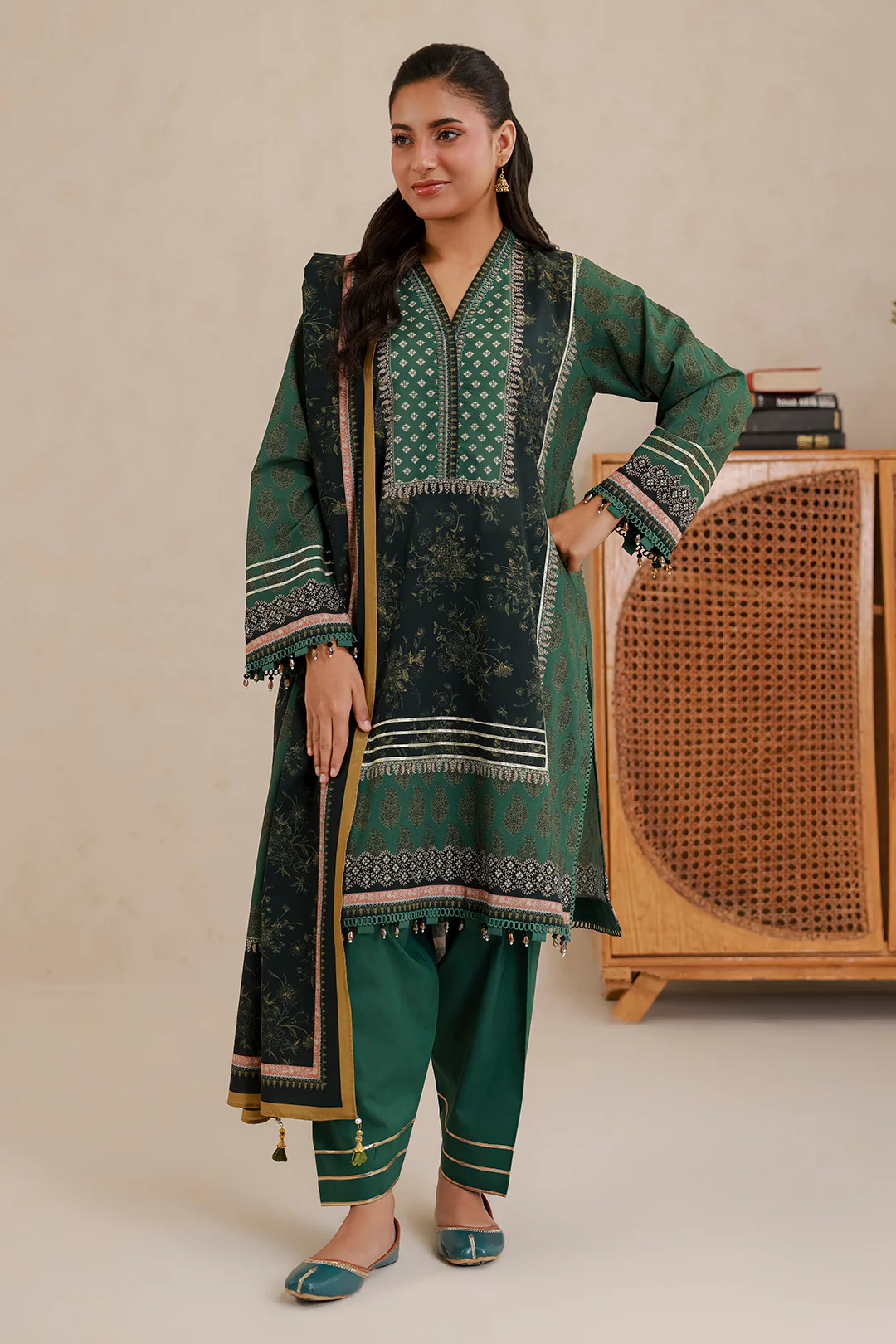 Shirt Shalwar Dupatta - 1019 - Image 3