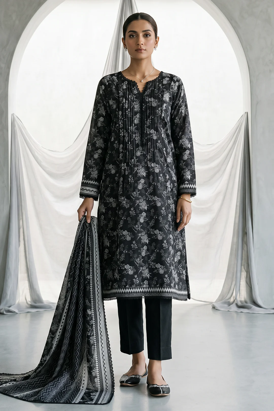 Shirt Shalwar Dupatta - 1080