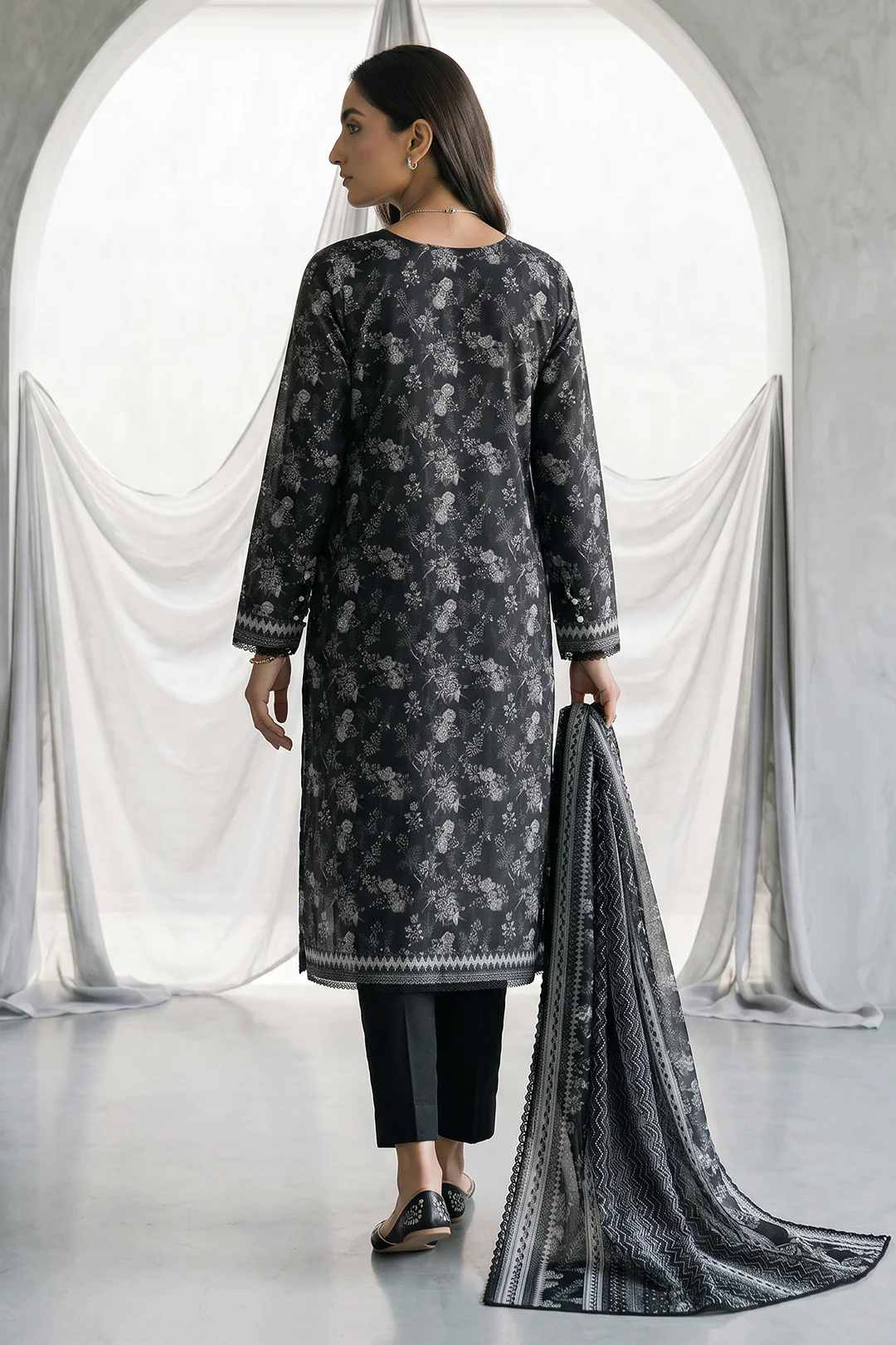 Shirt Shalwar Dupatta - 1080 - Image 7