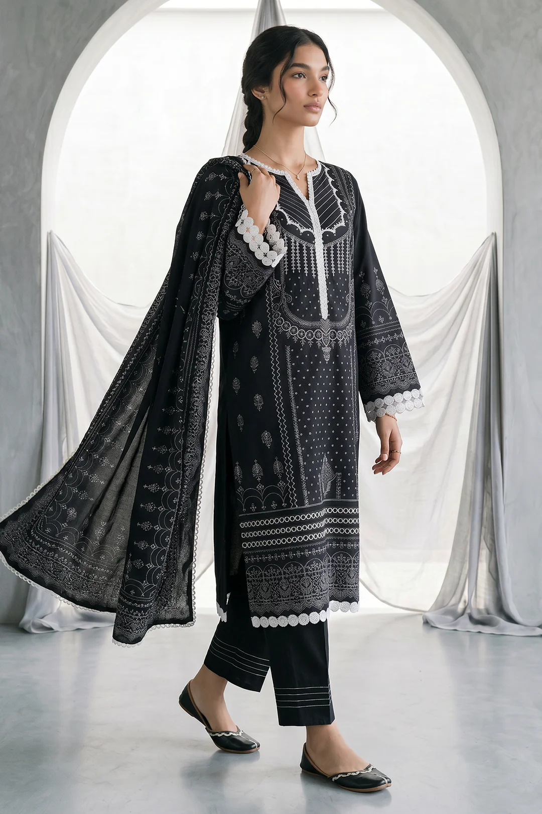 Shirt Shalwar Dupatta - 1090