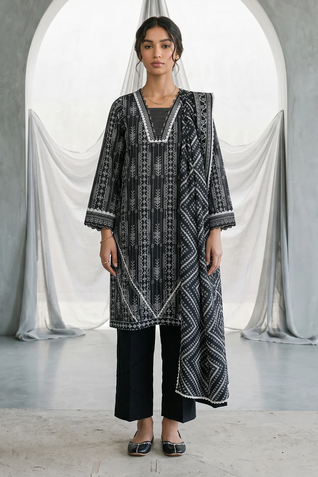 Shirt Shalwar Dupatta - 1142 - Image 3
