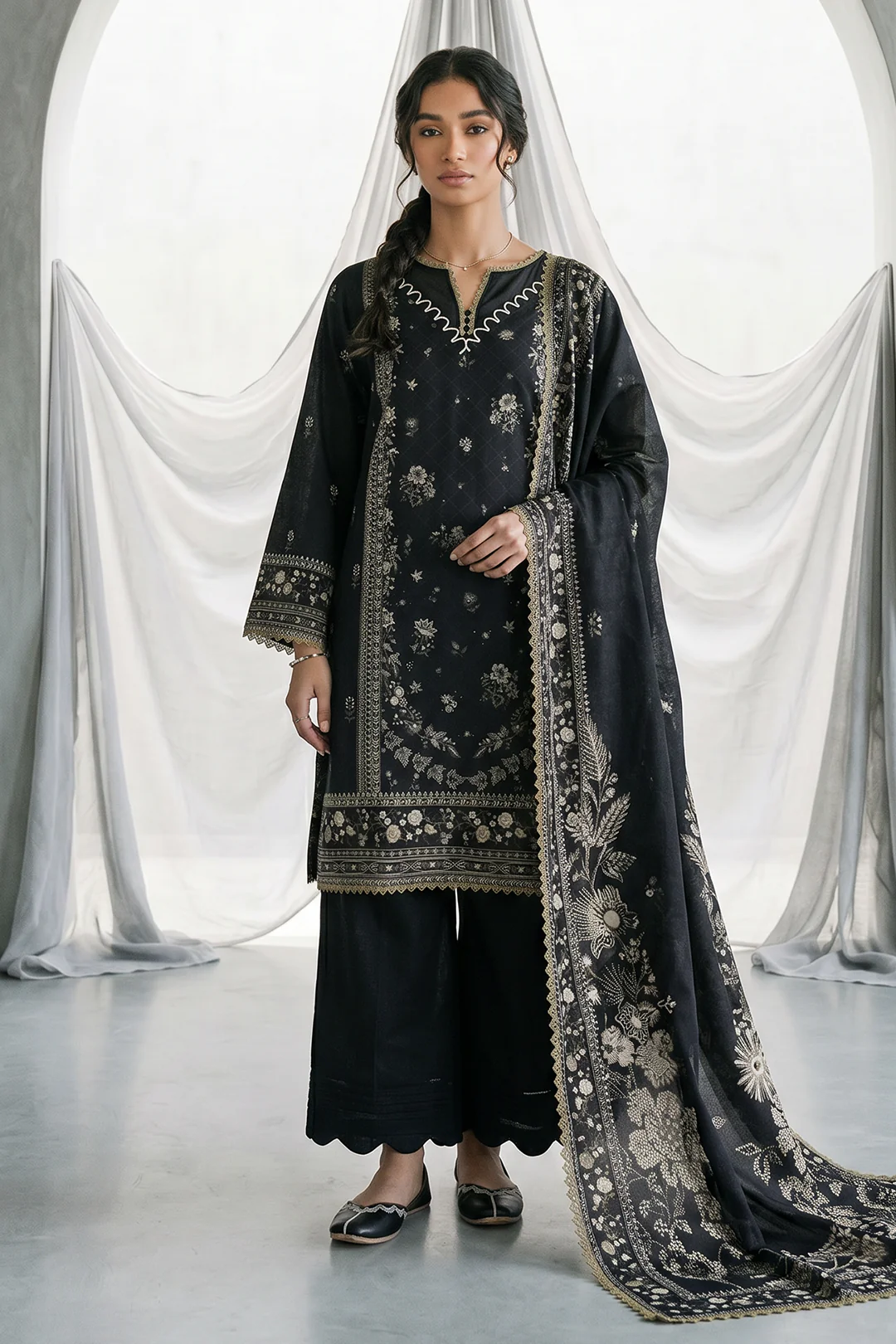 Shirt Shalwar Dupatta - 1158 - Image 3